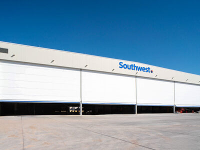 Southwest Airlines airport hangar