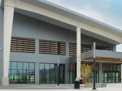 Metal building for gym