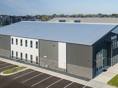 Headquarters office metal building