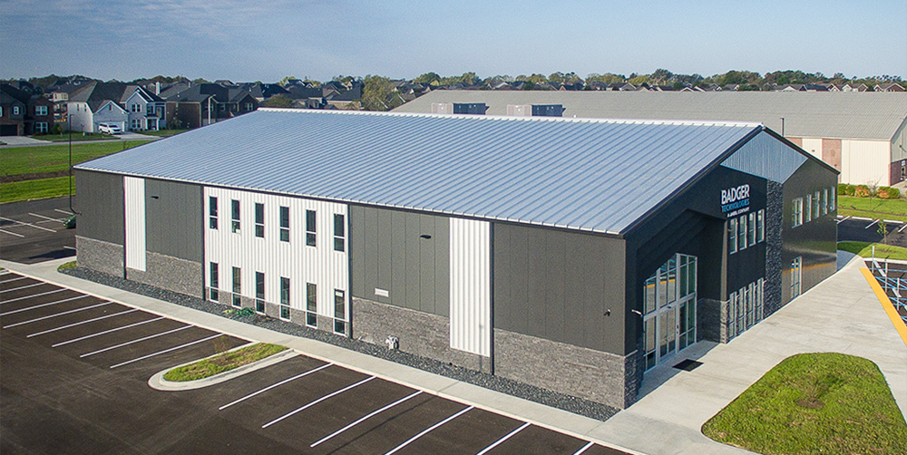 Headquarters office metal building