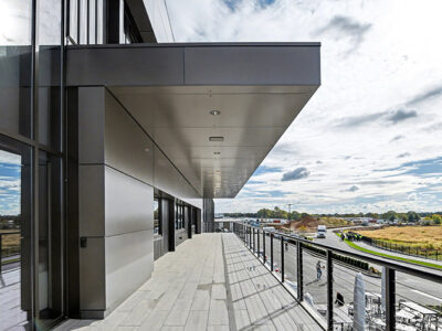 Metal building headquarters