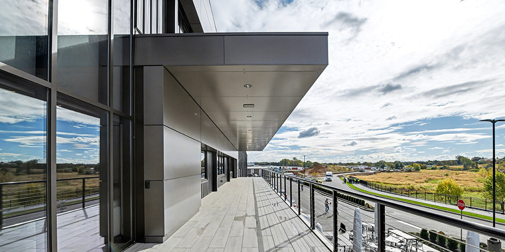 Metal building headquarters