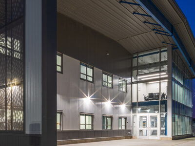 Sanitation metal building