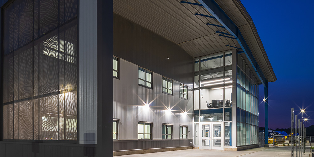 Sanitation metal building
