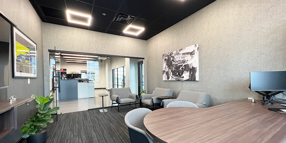 Auto dealership building