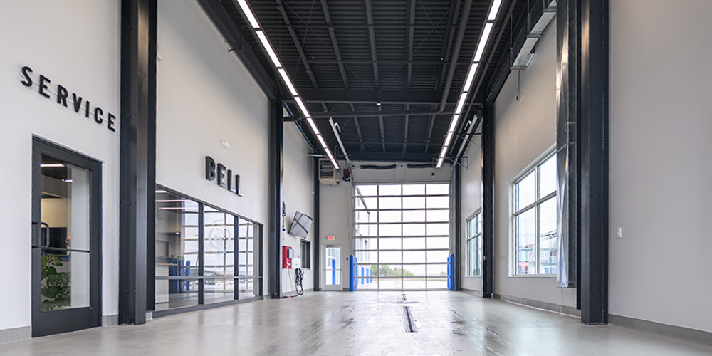 Auto dealership service center