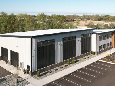 Steel building office