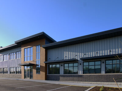 Commercial office metal building