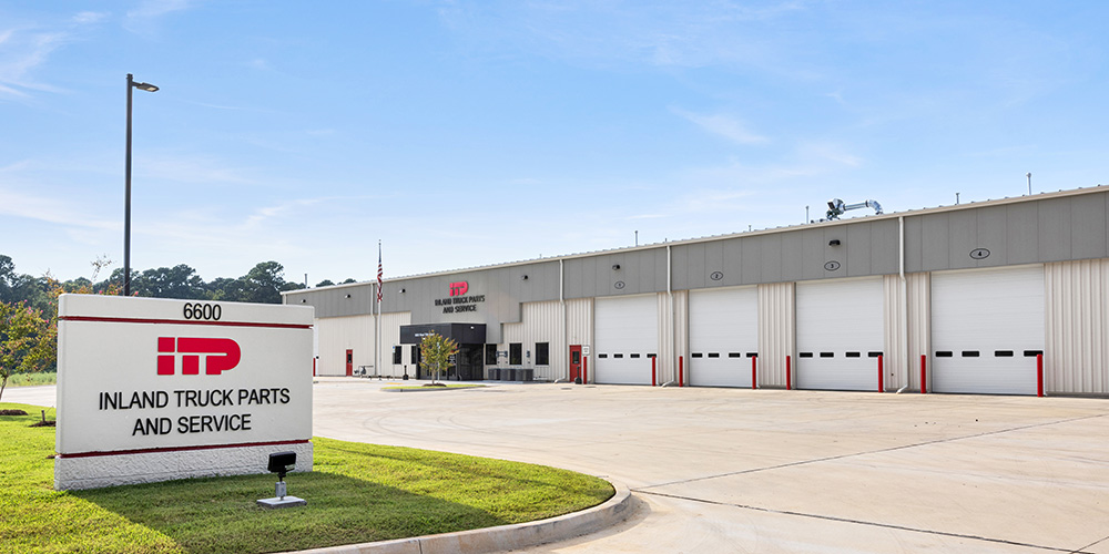 Truck service center metal building