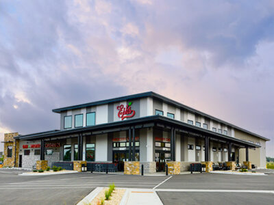 Grocery store metal building