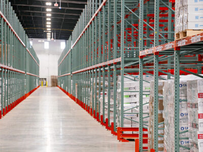 Metal building warehouse and distribution