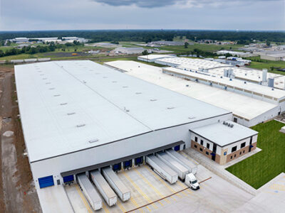 Steel building warehouse